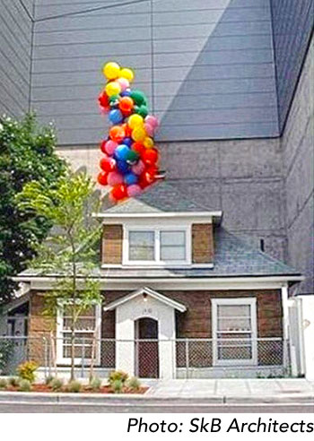 Up house with balloons photo