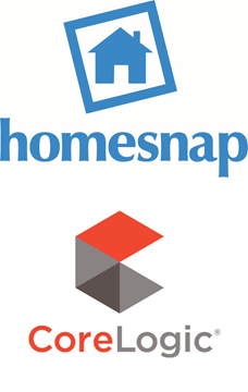 Homesnap and Core Logic logos